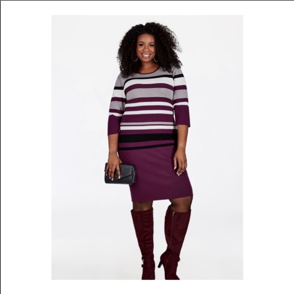 Ashely Stewart Sweater Dress